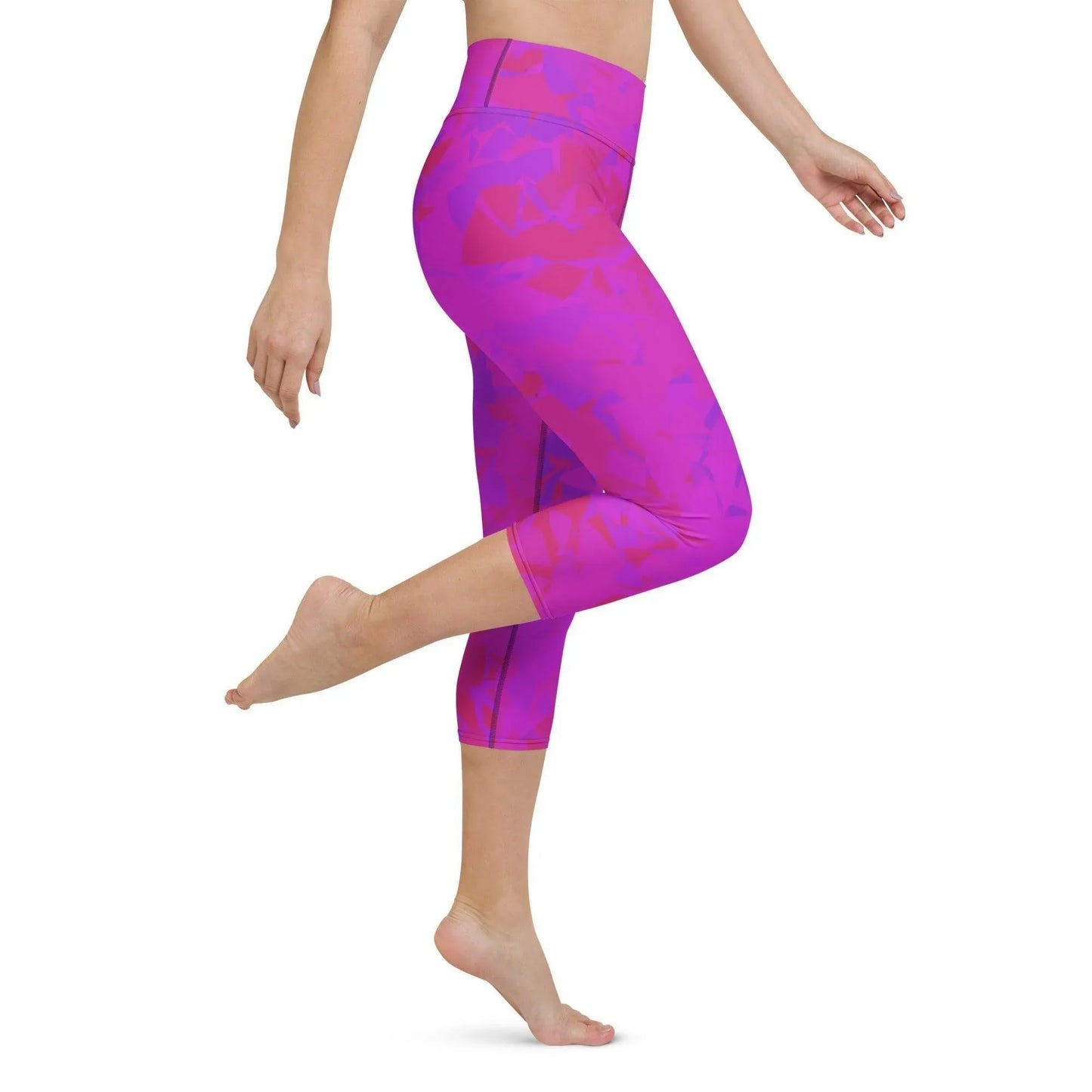 pink-crystal-damen-yoga-capri-leggings-yoga-capri-leggings-jlr-design-5 - JLR Design