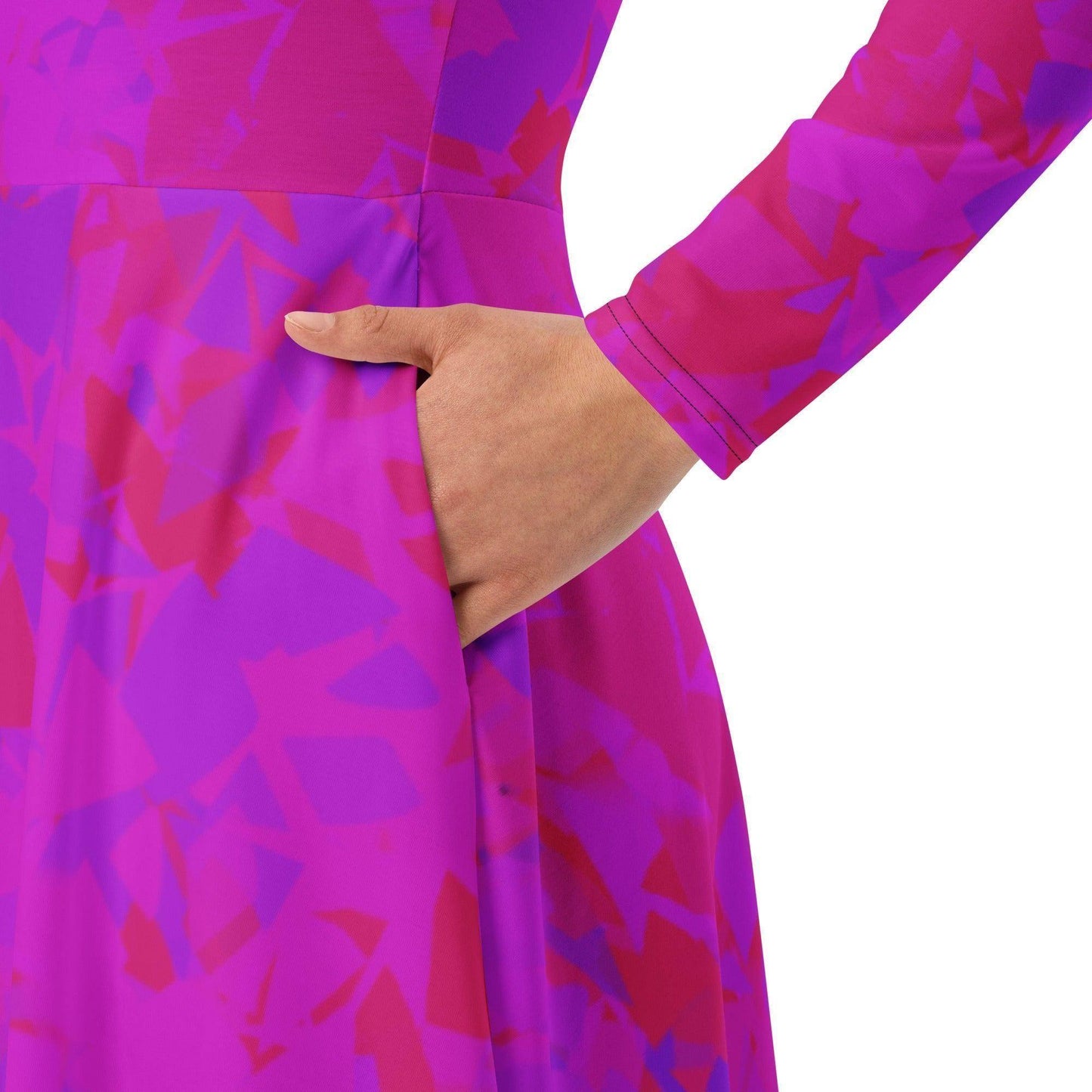 pink-crystal-langarmliges-midikleid-midikleid-jlr-design-5 - JLR Design