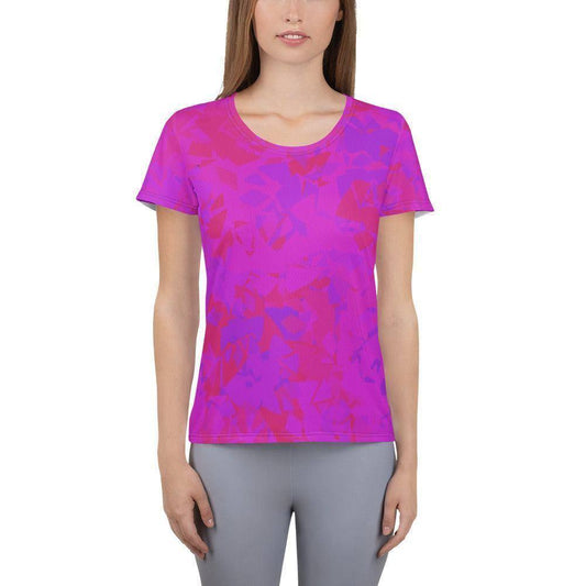 pink-crystal-sport-t-shirt-fur-damen-sport-t-shirt-jlr-design-1 - JLR Design