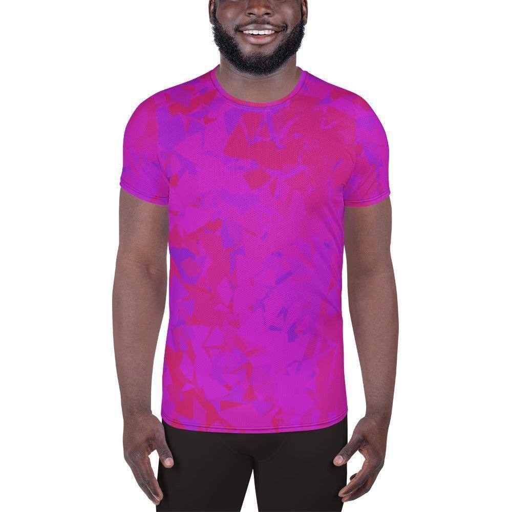 pink-crystal-sport-t-shirt-fur-herren-sport-t-shirt-jlr-design-1 - JLR Design