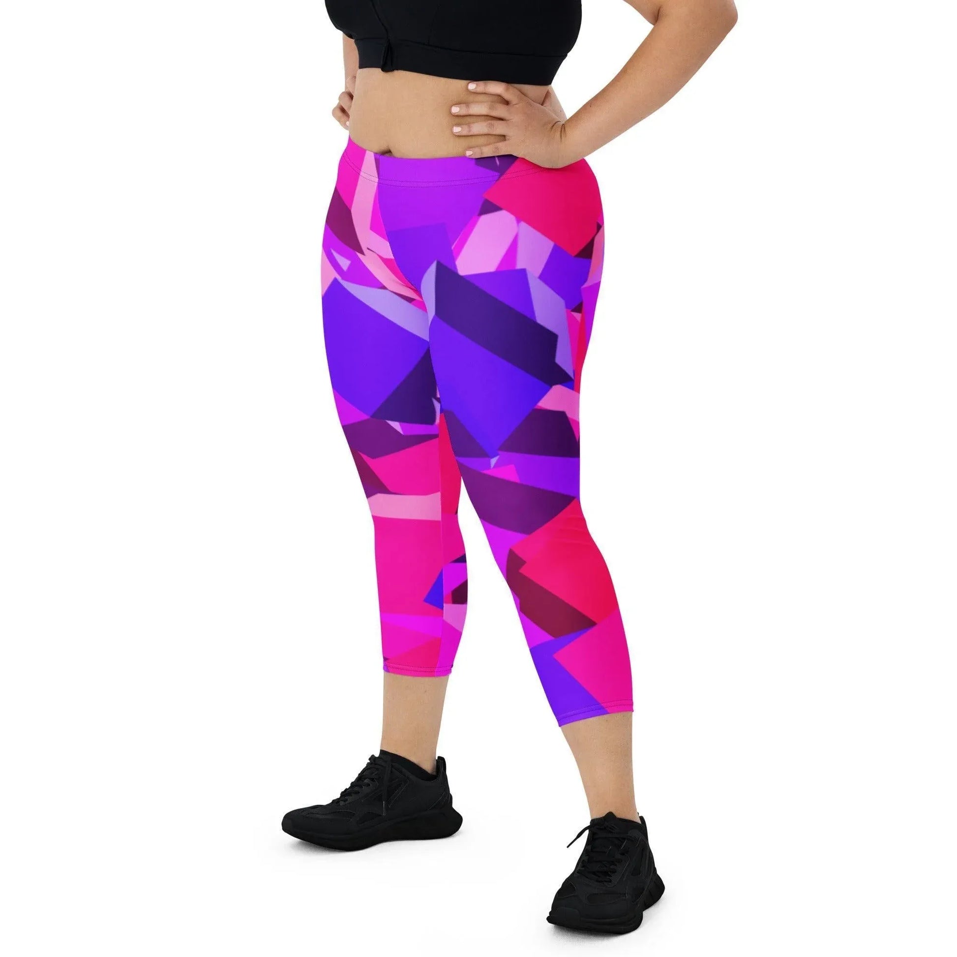 pink-cube-damen-capri-leggings-capri-leggings-jlr-design-1 - JLR Design