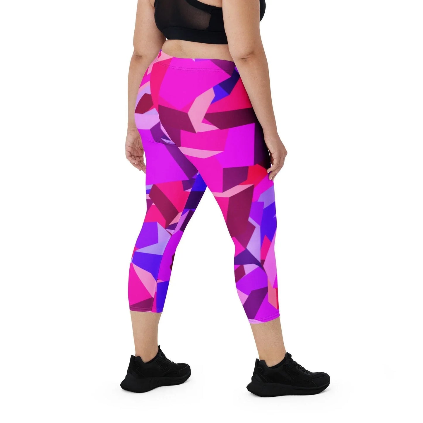 pink-cube-damen-capri-leggings-capri-leggings-jlr-design-2 - JLR Design