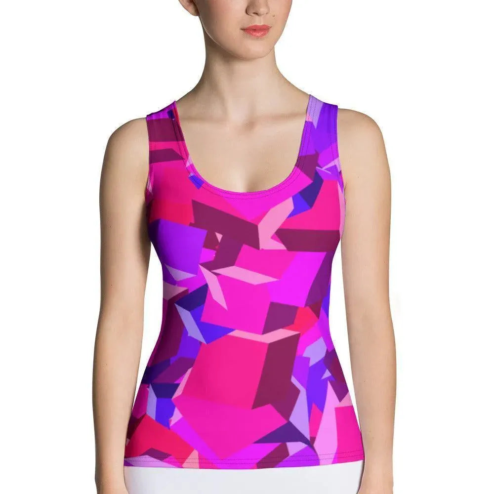 pink-cube-damen-tank-top-tank-top-jlr-design-1 - JLR Design