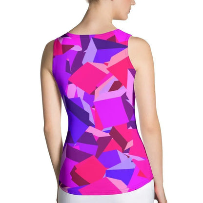 pink-cube-damen-tank-top-tank-top-jlr-design-2 - JLR Design