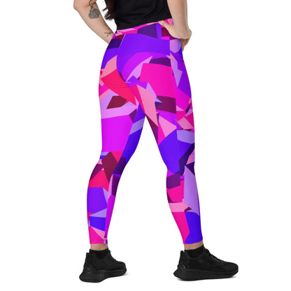 pink-cube-damen-v-bund-leggings-mit-taschen-v-bund-leggings-jlr-design-3 - JLR Design