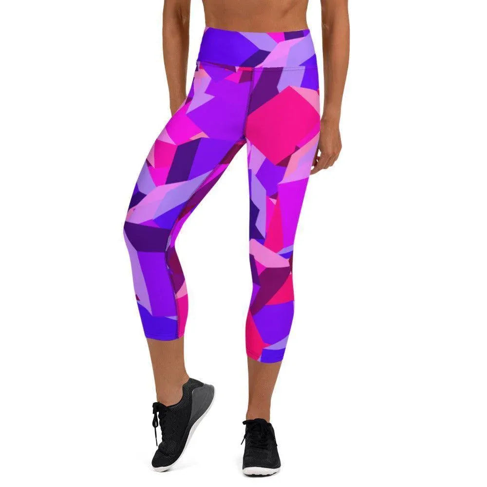 pink-cube-damen-yoga-capri-leggings-yoga-capri-leggings-jlr-design-2 - JLR Design
