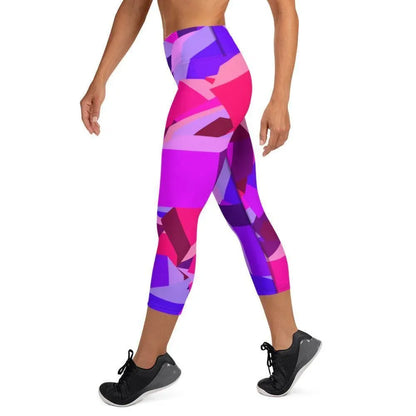 pink-cube-damen-yoga-capri-leggings-yoga-capri-leggings-jlr-design-3 - JLR Design