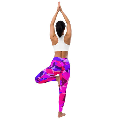 pink-cube-damen-yoga-leggings-yoga-leggings-jlr-design-4 - JLR Design