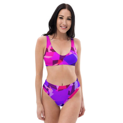 pink-cube-high-waist-bikini-bikini-jlr-design-2 - JLR Design