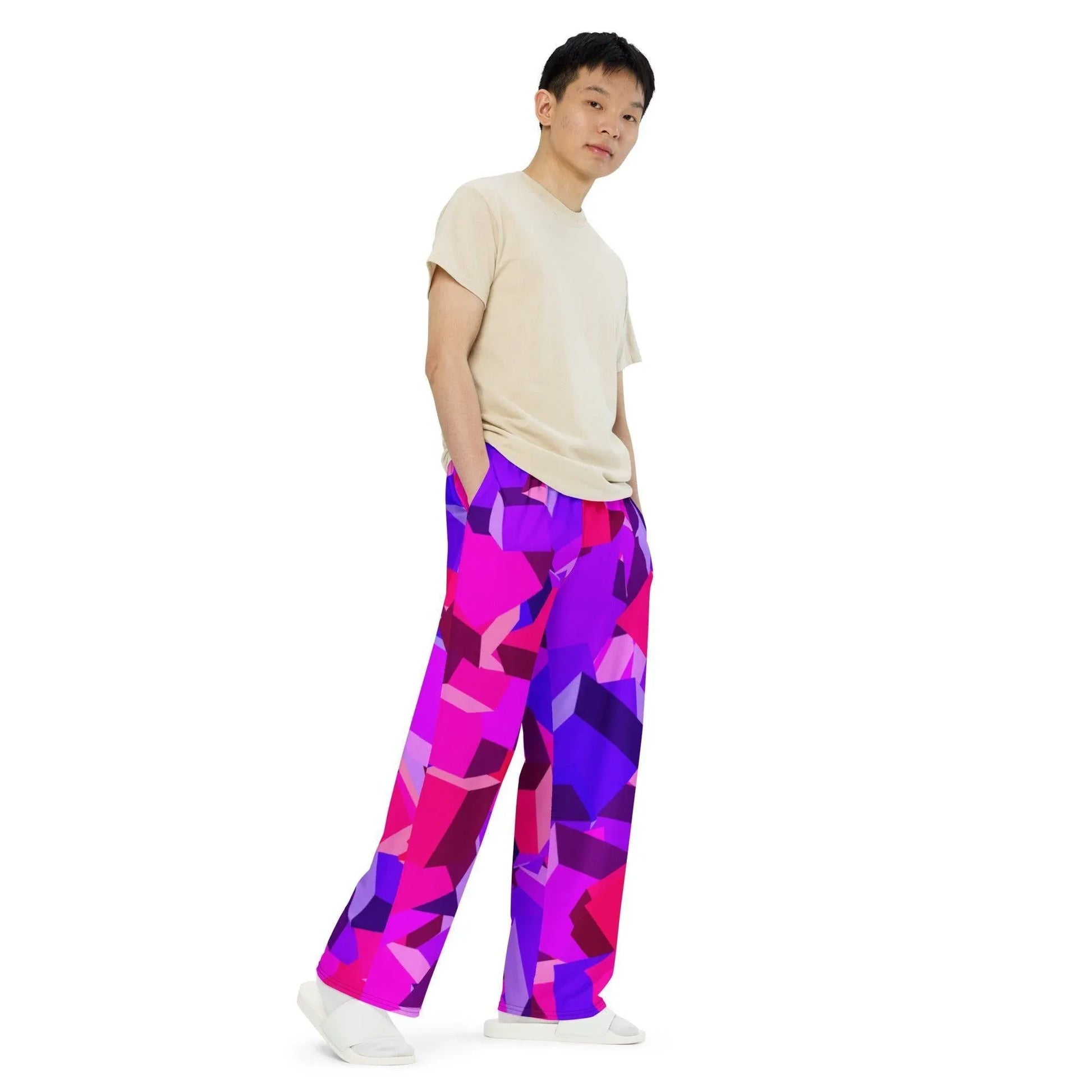 pink-cube-hose-mit-weitem-bein-hose-mit-weitem-bein-jlr-design-2 - JLR Design