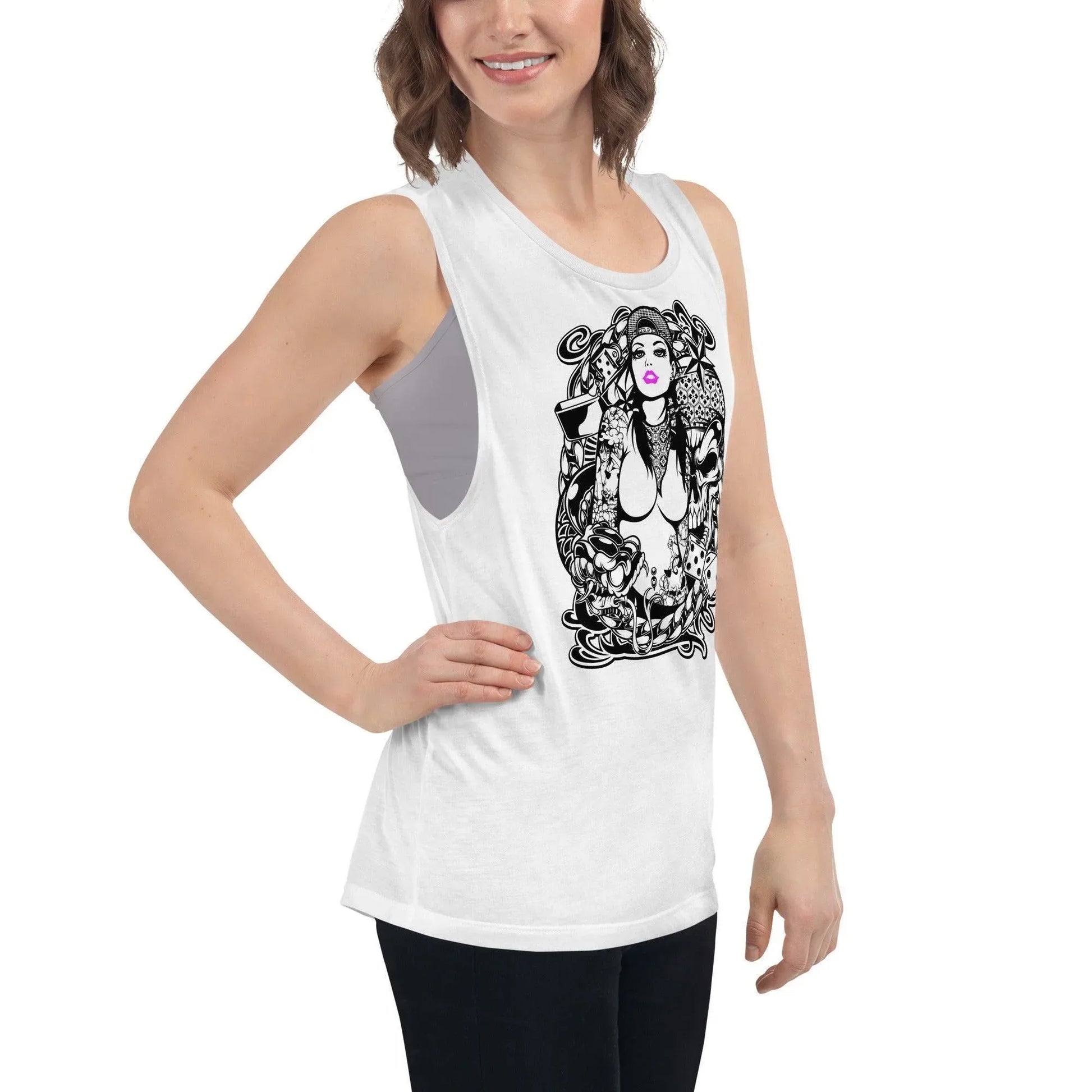 pink-lips-damen-tank-top-tank-top-jlr-design-18 - JLR Design