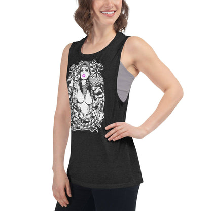 pink-lips-damen-tank-top-tank-top-jlr-design-3 - JLR Design