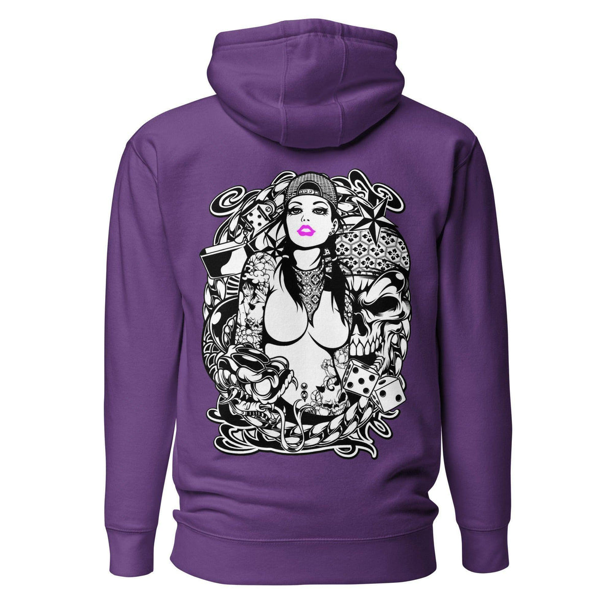 pink-lips-hoodie-hoodie-jlr-design-jlr-design-de-7 - JLR Design