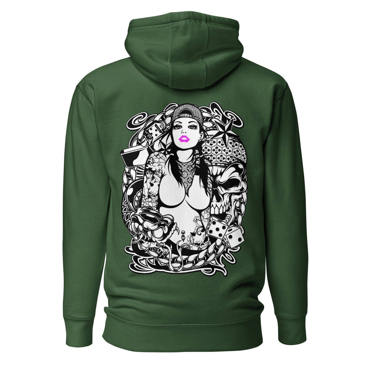 pink-lips-hoodie-hoodie-jlr-design-jlr-design-de-8 - JLR Design