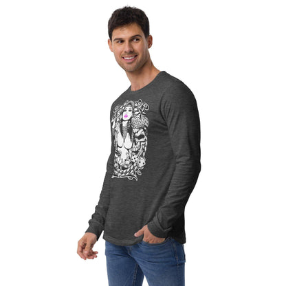 pink-lips-langarmshirt-langarmshirt-jlr-design-15 - JLR Design