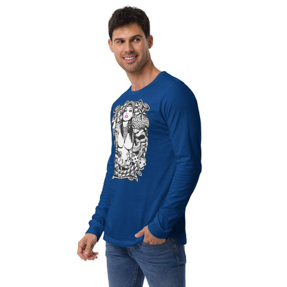 pink-lips-langarmshirt-langarmshirt-jlr-design-17 - JLR Design