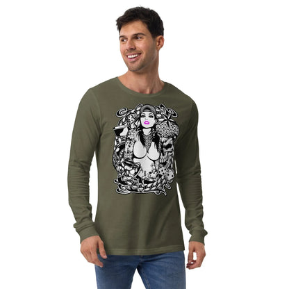 pink-lips-langarmshirt-langarmshirt-jlr-design-21 - JLR Design