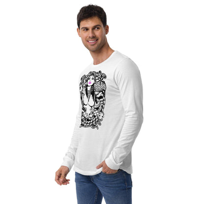 pink-lips-langarmshirt-langarmshirt-jlr-design-28 - JLR Design