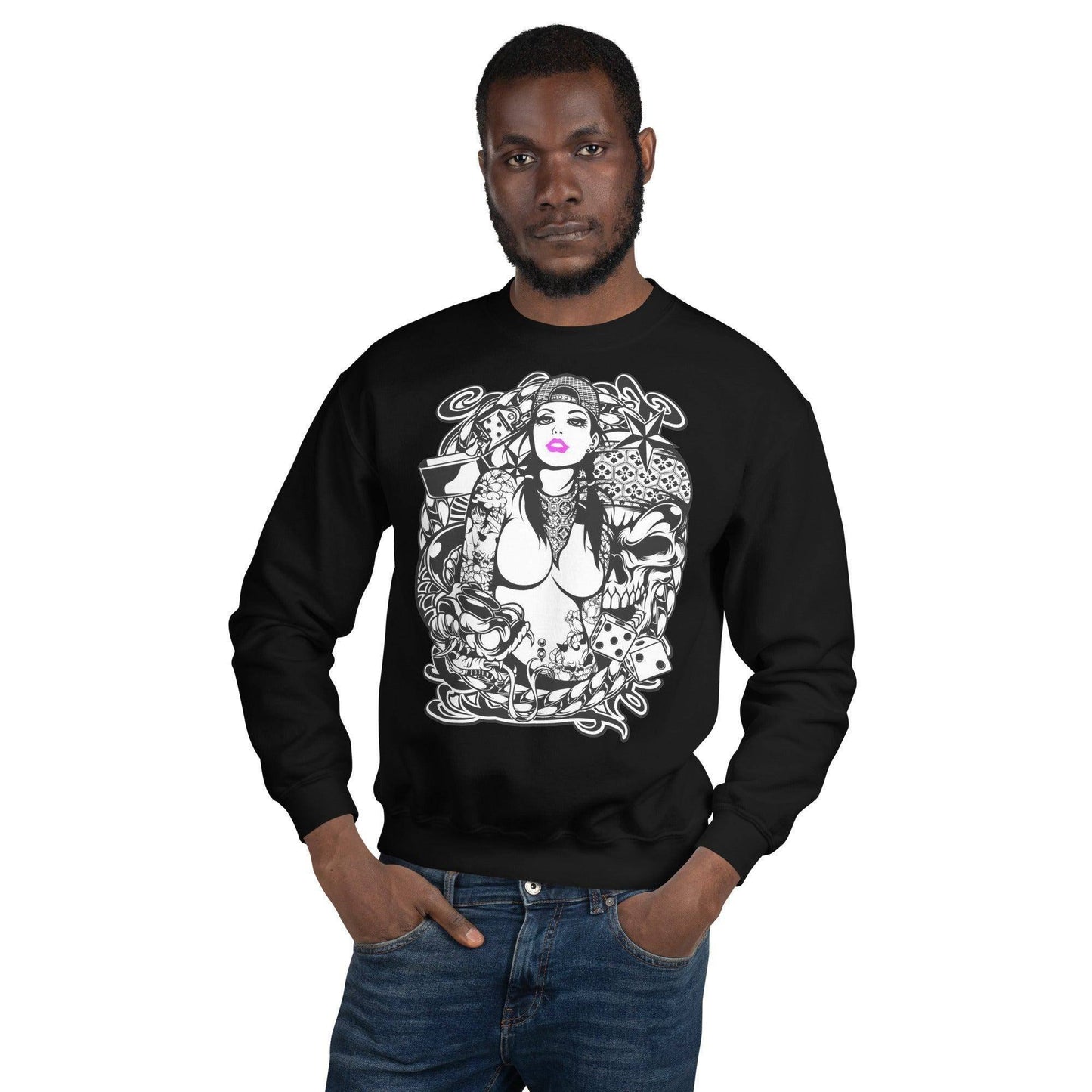 pink-lips-pullover-pullover-jlr-design-3 - JLR Design