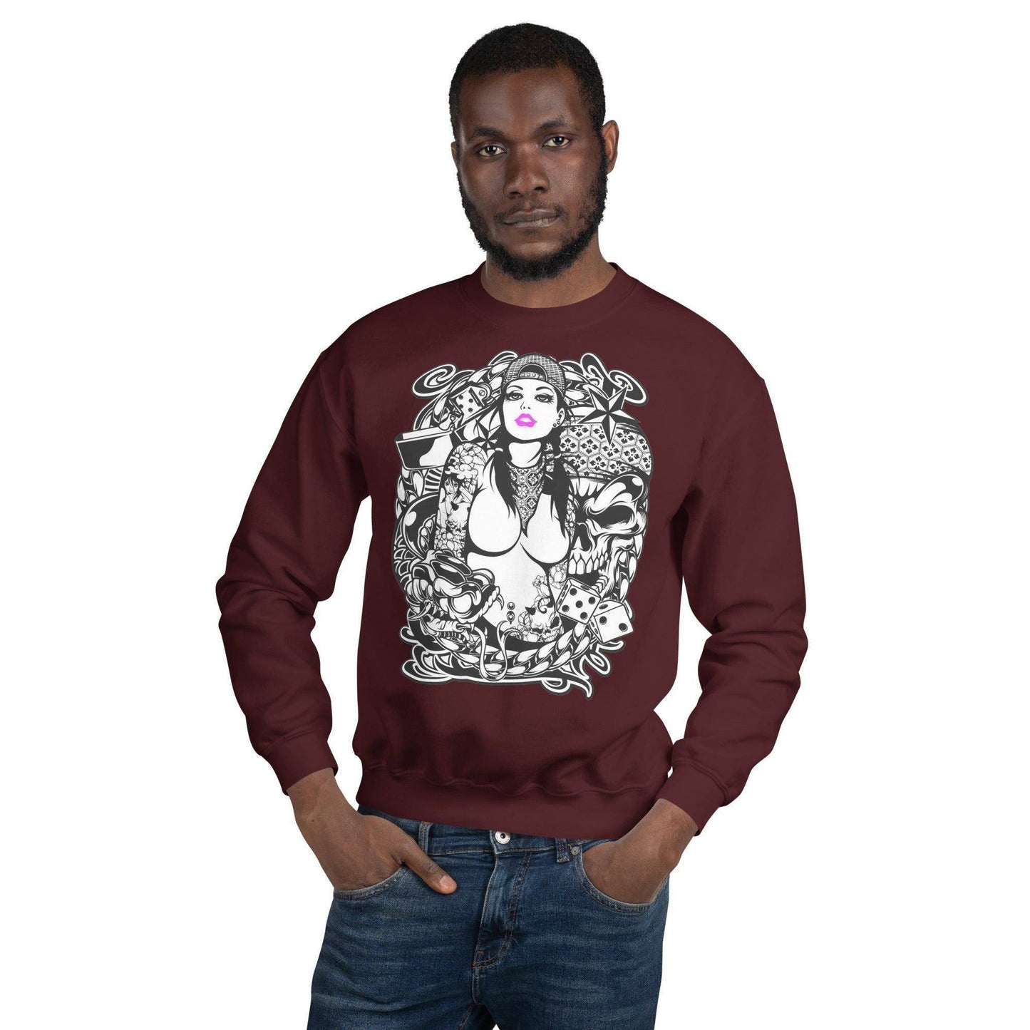 pink-lips-pullover-pullover-jlr-design-5 - JLR Design