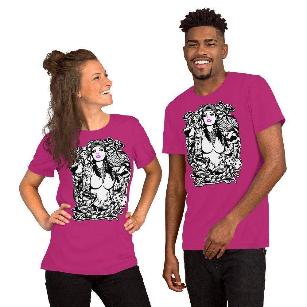 pink-lips-t-shirt-t-shirt-jlr-design-10 - JLR Design
