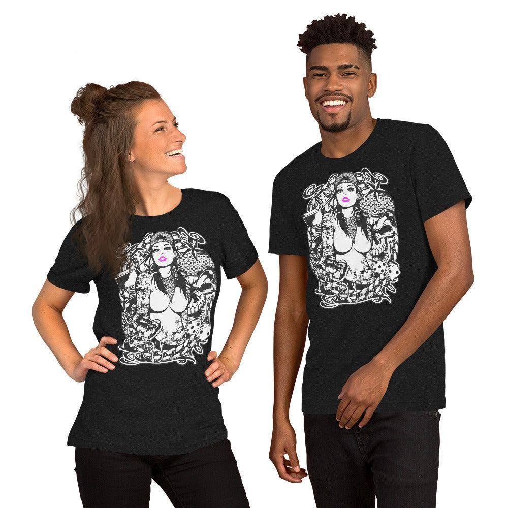 pink-lips-t-shirt-t-shirt-jlr-design-2 - JLR Design