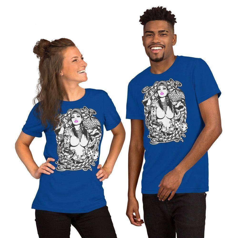 pink-lips-t-shirt-t-shirt-jlr-design-9 - JLR Design