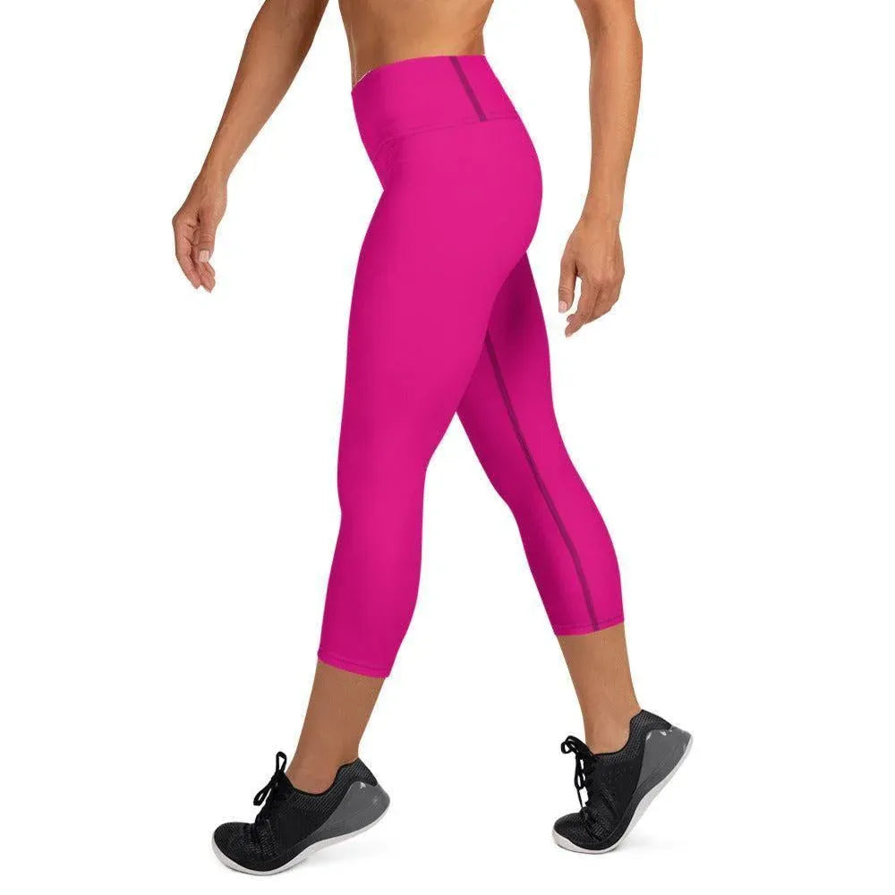 pinke-damen-yoga-capri-leggings-yoga-capri-leggings-jlr-design-1 - JLR Design