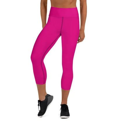 pinke-damen-yoga-capri-leggings-yoga-capri-leggings-jlr-design-2 - JLR Design