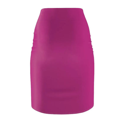 pinker-bleistiftrock-fur-damen-eleganter-mid-waist-rock-mit-stretch-komfort-bleistiftrock-jlr-design-2 - JLR Design