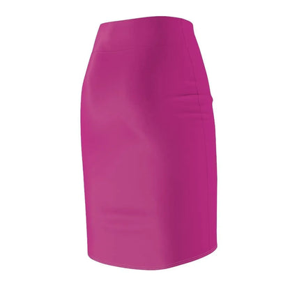 pinker-bleistiftrock-fur-damen-eleganter-mid-waist-rock-mit-stretch-komfort-bleistiftrock-jlr-design-4 - JLR Design