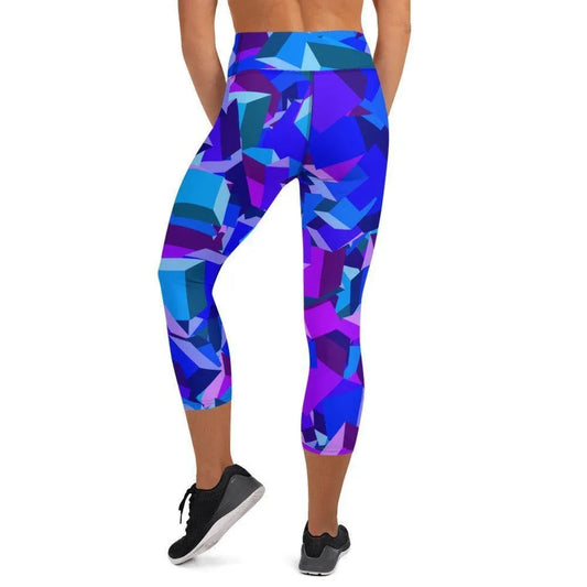 purple-cube-damen-yoga-capri-leggings-yoga-capri-leggings-jlr-design-1 - JLR Design