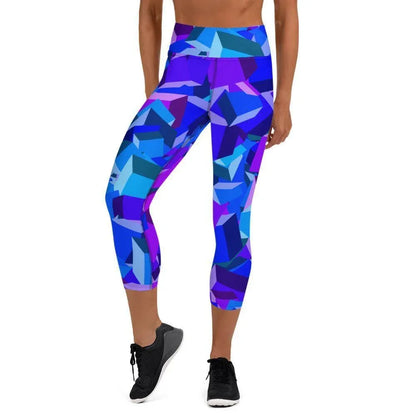 purple-cube-damen-yoga-capri-leggings-yoga-capri-leggings-jlr-design-2 - JLR Design