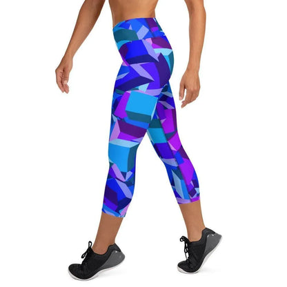 purple-cube-damen-yoga-capri-leggings-yoga-capri-leggings-jlr-design-3 - JLR Design