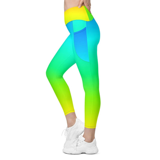 rainbow-damen-v-bund-leggings-mit-taschen-v-bund-leggings-jlr-design-1 - JLR Design