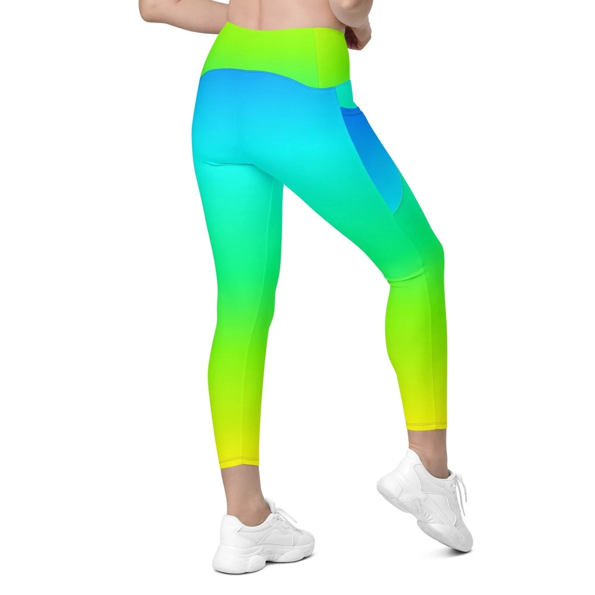 rainbow-damen-v-bund-leggings-mit-taschen-v-bund-leggings-jlr-design-3 - JLR Design