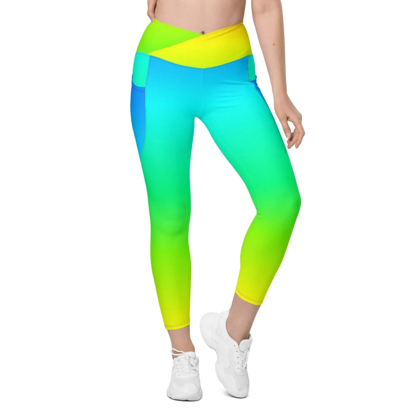 rainbow-damen-v-bund-leggings-mit-taschen-v-bund-leggings-jlr-design-5 - JLR Design