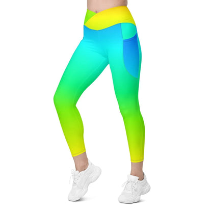 rainbow-damen-v-bund-leggings-mit-taschen-v-bund-leggings-jlr-design-7 - JLR Design
