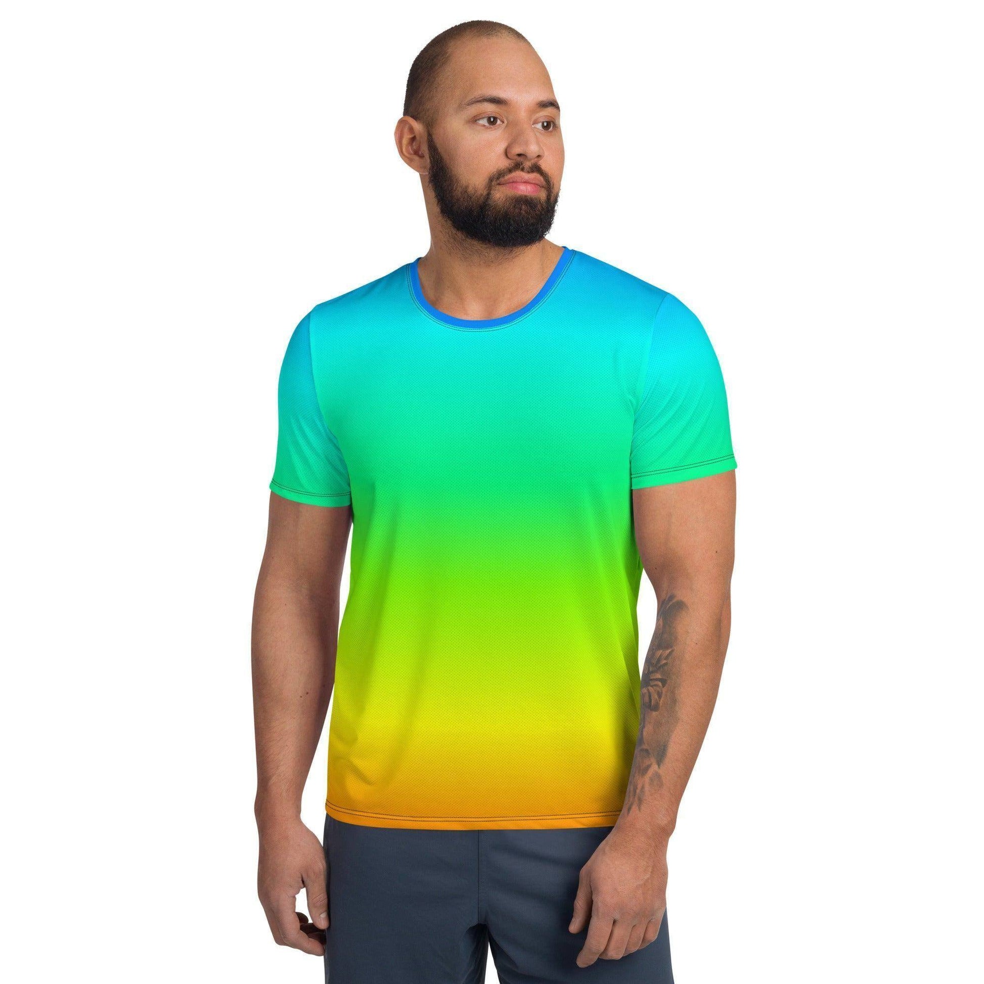 rainbow-sport-t-shirt-fur-herren-sport-t-shirt-jlr-design-1 - JLR Design