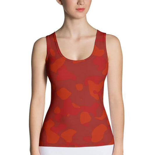 red-camouflage-damen-tank-top-tank-top-jlr-design-1 - JLR Design