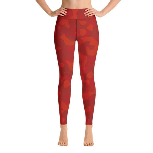 red-camouflage-damen-yoga-leggings-yoga-leggings-jlr-design-1 - JLR Design