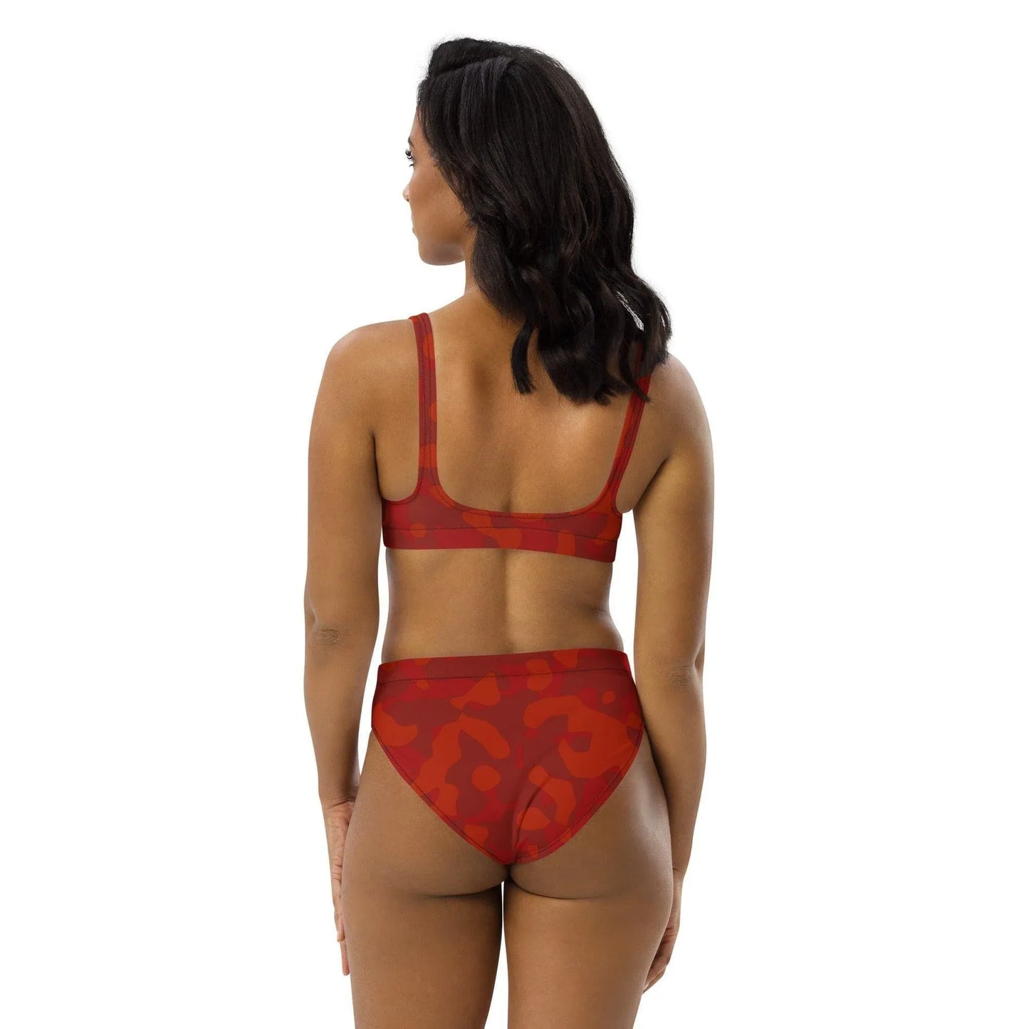 red-camouflage-high-waist-bikini-bikini-jlr-design-4 - JLR Design