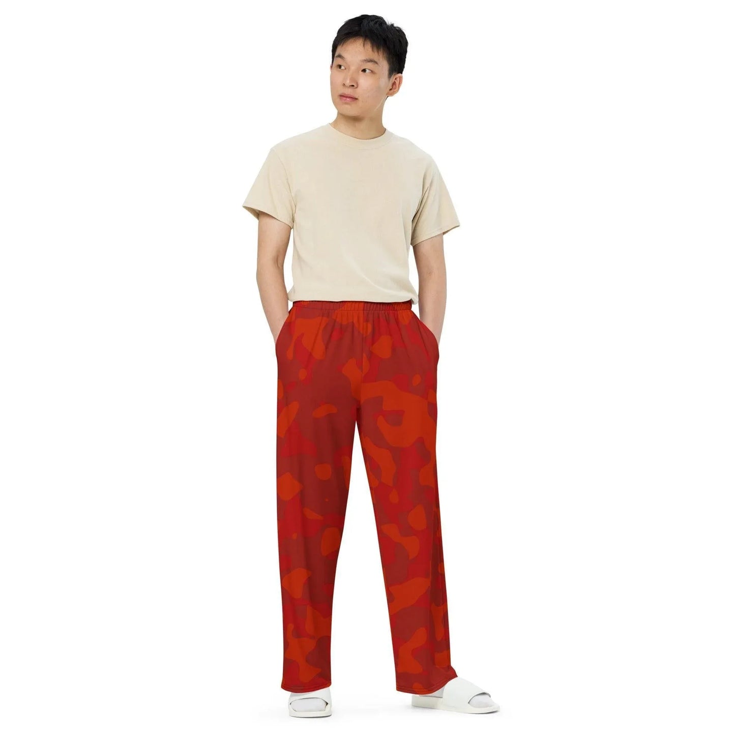 red-camouflage-hose-mit-weitem-bein-hose-mit-weitem-bein-jlr-design-1 - JLR Design