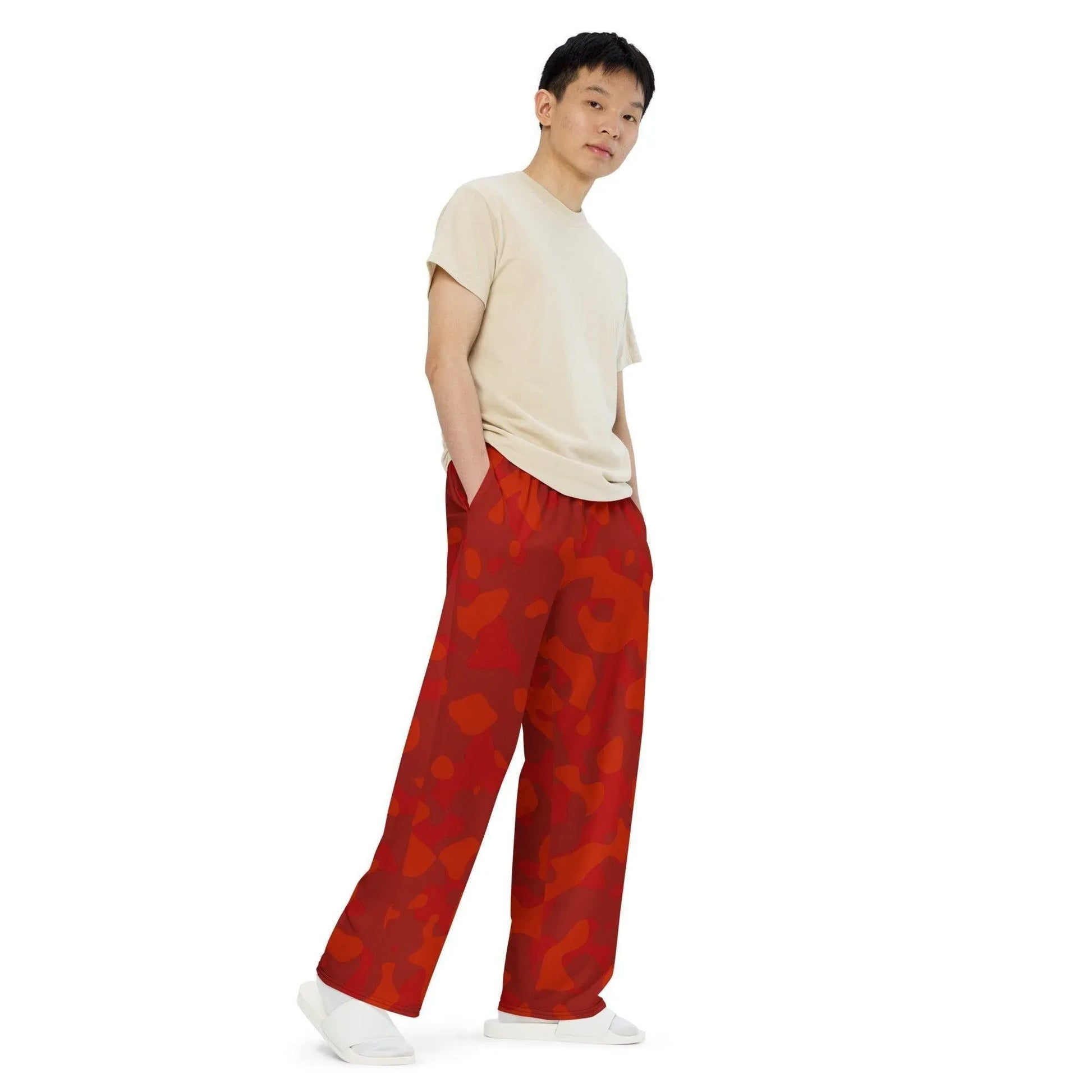 red-camouflage-hose-mit-weitem-bein-hose-mit-weitem-bein-jlr-design-2 - JLR Design
