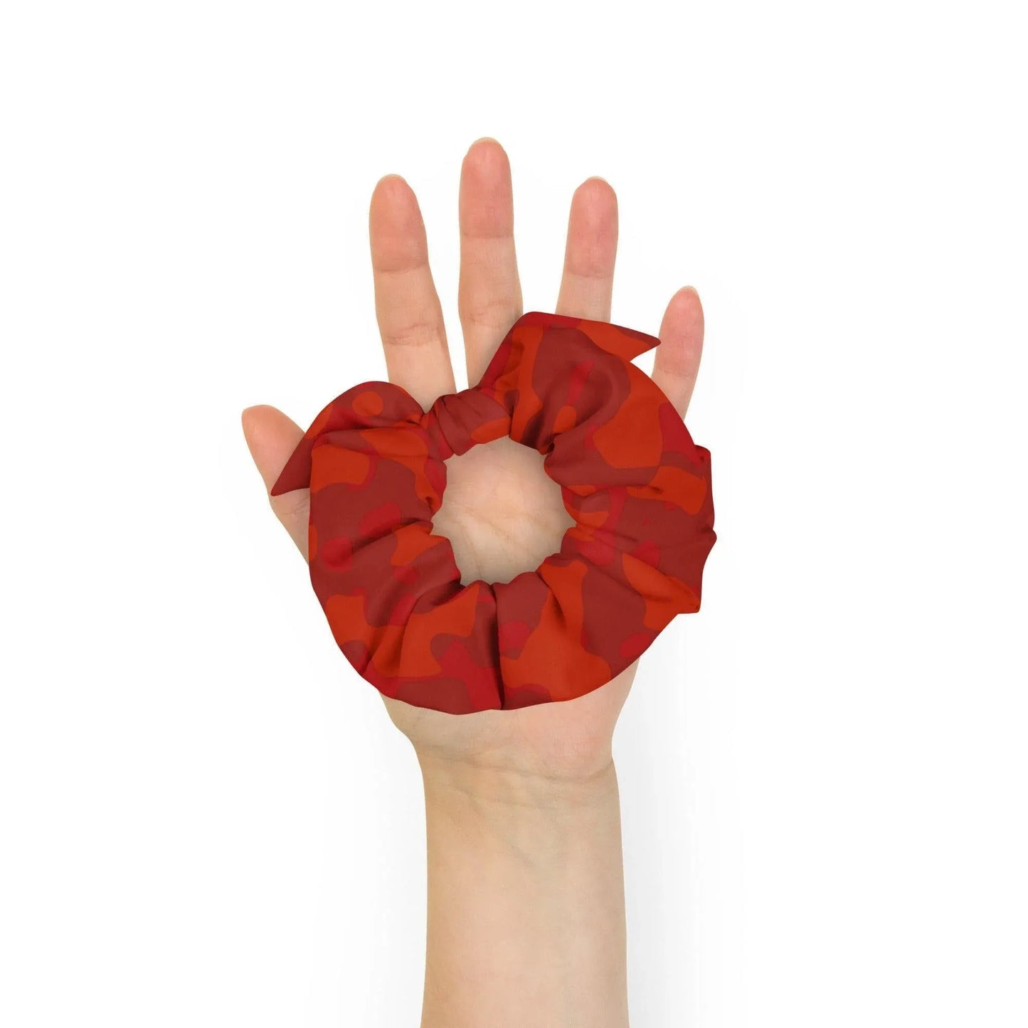 red-camouflage-scrunchie-scrunchie-jlr-design-3 - JLR Design