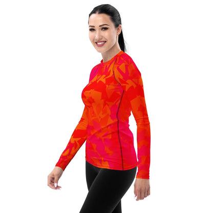 red-crystal-damen-rash-guard-rash-guard-jlr-design-3 - JLR Design