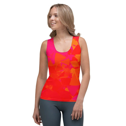 red-crystal-damen-tank-top-tank-top-jlr-design-2 - JLR Design