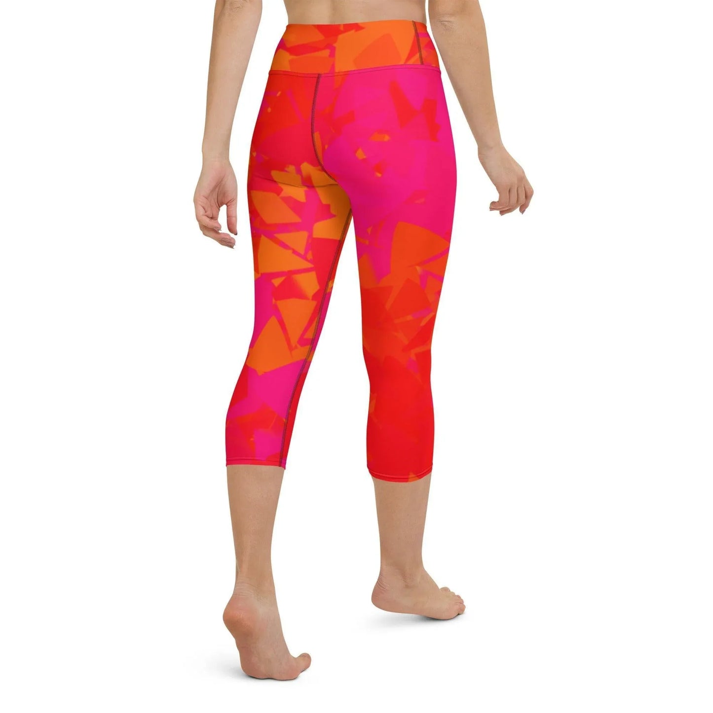 red-crystal-damen-yoga-capri-leggings-yoga-capri-leggings-jlr-design-1 - JLR Design