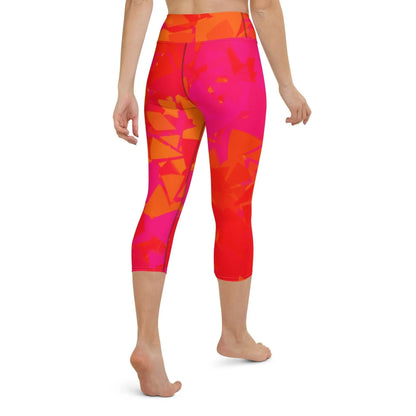 red-crystal-damen-yoga-capri-leggings-yoga-capri-leggings-jlr-design-1 - JLR Design