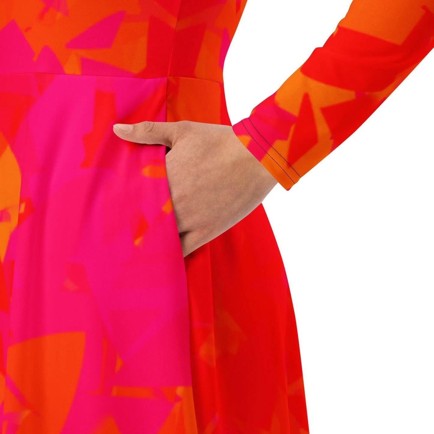 red-crystal-langarmliges-midikleid-midikleid-jlr-design-3 - JLR Design